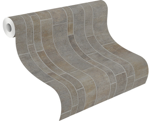 Tapetrulle med tegelmönster