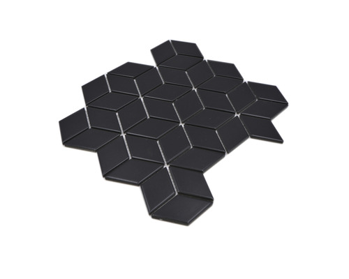 Keramiska mosaikplattor i diamantform