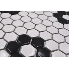 Mosaikplattor med hexagonalt mönster
