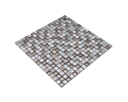 Mosaikplatta med fyrkantiga stenar