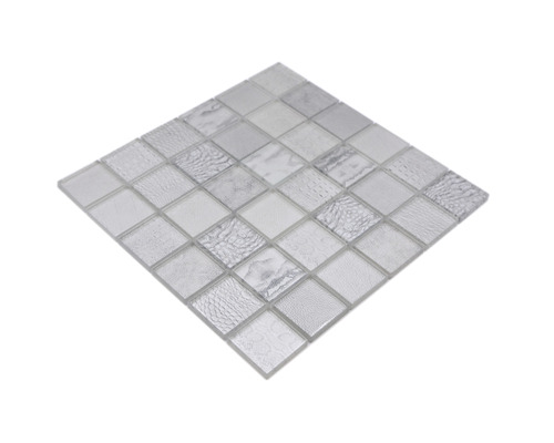 Mosaikplatta av glas