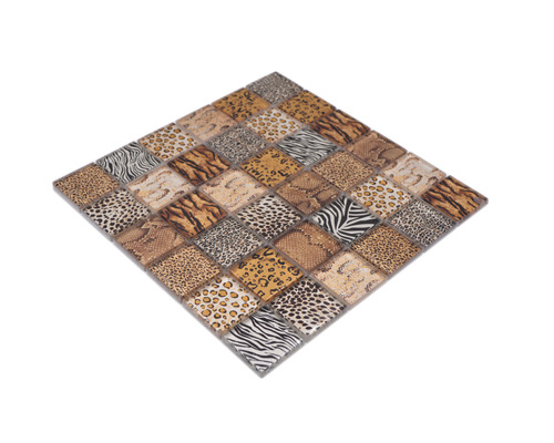 Mosaikplatta med djurmönster