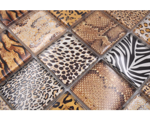 Mosaikplatta med djurmönster