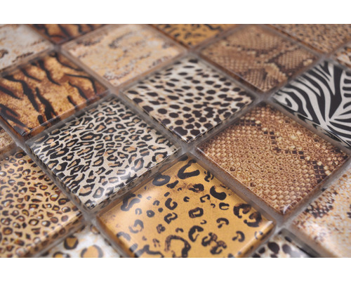 Mosaikplattor med djurmönster
