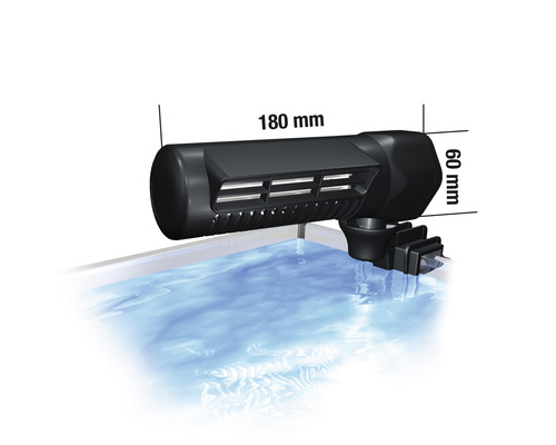 Akvariumvärmare med måtten 180 mm x 60 mm