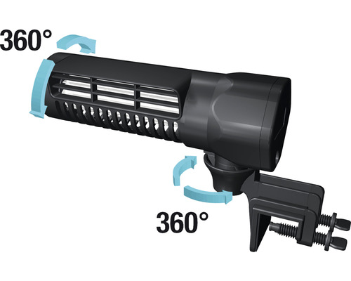 Akvariumströmningspump med 360 graders rotation