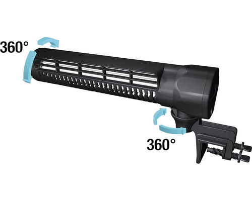 Akvariums ytrenare med 360 graders rotationsfunktion