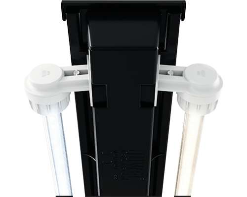 Akvarielampa med två ljusramper