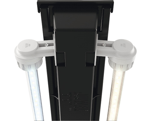 Akvariebelysning med två LED-lampor