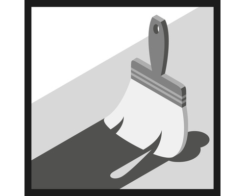 Illustration av en pensel med handtag