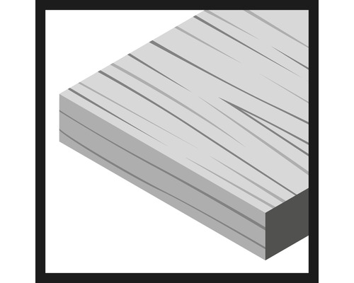 Illustration av en träplanka