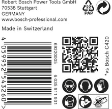 Produktförpackning med streckkod, QR-kod och säkerhetsanvisningar