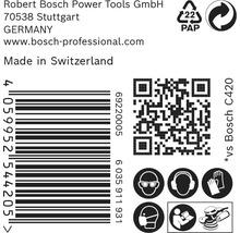 Produktförpackningsinformation med streckkod, QR-kod och säkerhetsinstruktioner