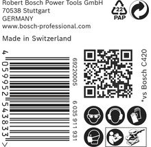 Information om Robert Bosch Power Tools GmbH, streckkod, QR-kod och säkerhetsanvisningar