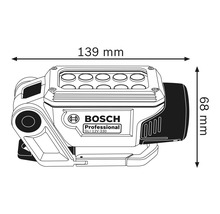 Arbetslampa BOSCH PROFESSIONAL GLI 12V-330 sladdlös utan batteri och laddare-thumb-3