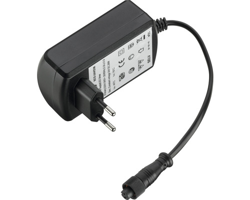 Strömförsörjning med kontakt och kabel