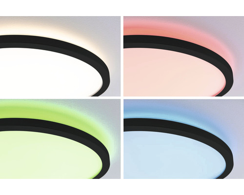 Taklampa med olika färger