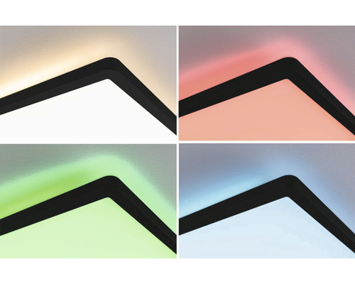 Taklampa med olika ljusfärger