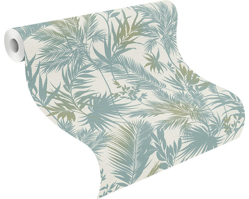 Tapetrulle med bladmönster