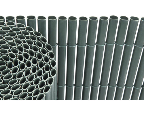 Insynsskydd KONSTA PVC oval form 3x1,8m mörkgrön Insynsskyddsmatta i plast, rullad och utrullad