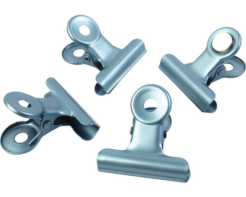Magnetclips metall 4-pack