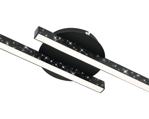 Taklampa med LED-remsor och stjärndekoration