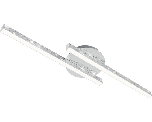 Modern LED-taklampa med två ljusstavar