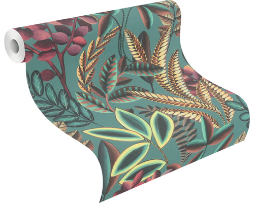 Tapetrulle med blommönster