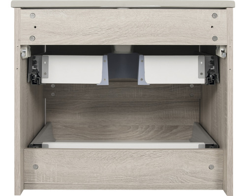 Tvättställsskåp med öppet lådsystem