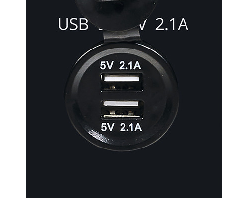 Dubbla USB-uttag med 5V och 2,1A