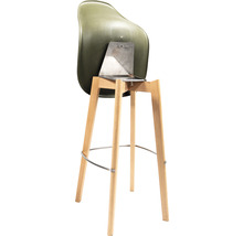 Barstol med träben och sits