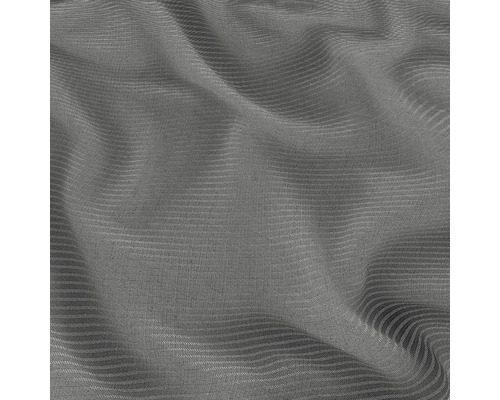 Grått dekorativt tyg med randigt mönster