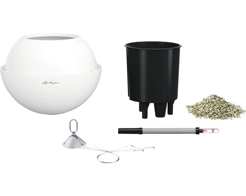 Lechuza Balconera planteringskärl med insats, substrat och fuktmätare