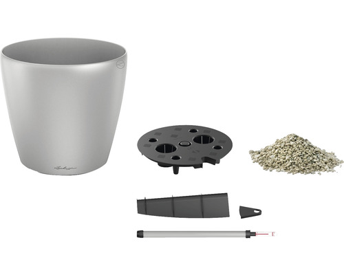 Blomkruka med bevattningssystem och tillbehör