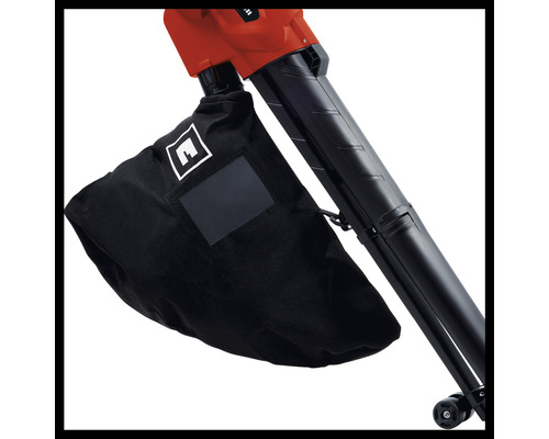 Lövblås med uppsamlingssäck