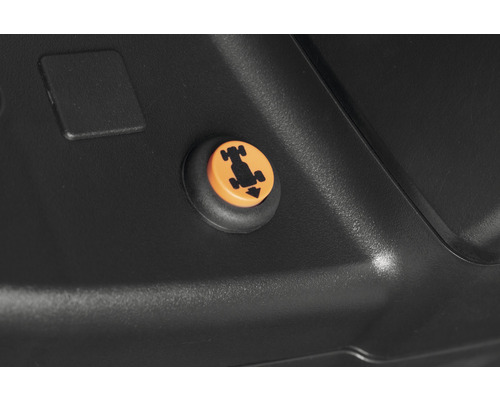 Symbol för en fjärrstyrd bil på en knapp