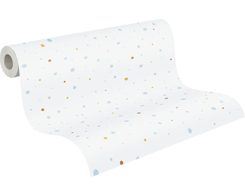 Tapetrulle med prickigt mönster