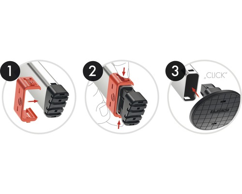 Instruktioner för montering av ett stegsystem
