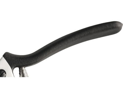 Detaljbild av handtaget på en rörtång