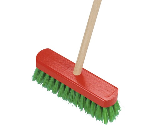 Borste med trähandtag och borst