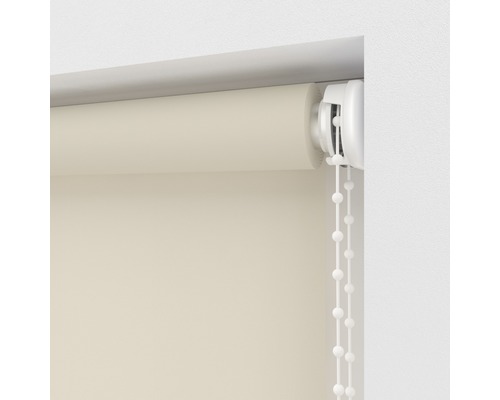 Beige standardrullgardiner med kedjedrag