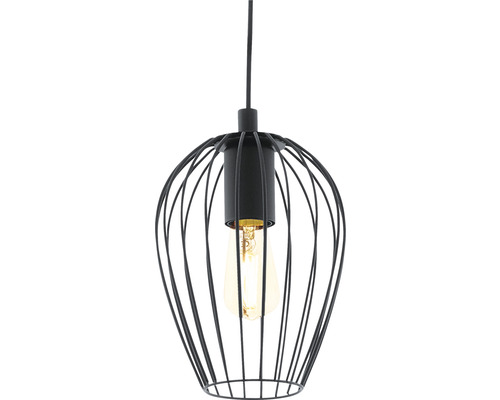 Pendellampa med trådnät och ljuskälla