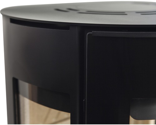 Detaljvy av en kamin