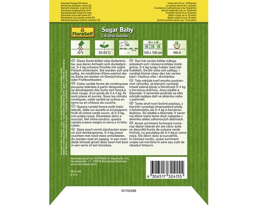 Fröförpackning Sugar Baby vattenmelon