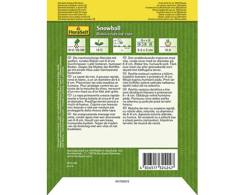 FloraSelf Snowball majrova fröpaket