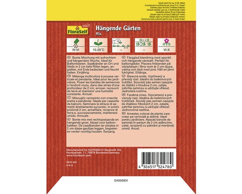 FloraSelf logotyp Fröblandning för hängande växter