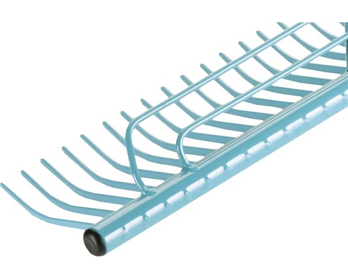 Detaljvy av diskställ av metall