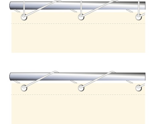 Gardinstångstillbehör för fastsättning av en gardin