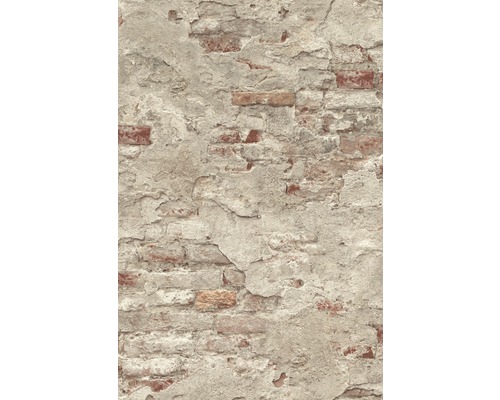 Tapet RASCH Factory 3 stenoptik brun 10,05x0,53m 939323 Tapet med murverksutseende och puts