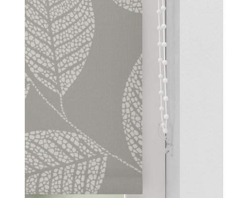 Rullgardin med bladmönster och kedjedrag